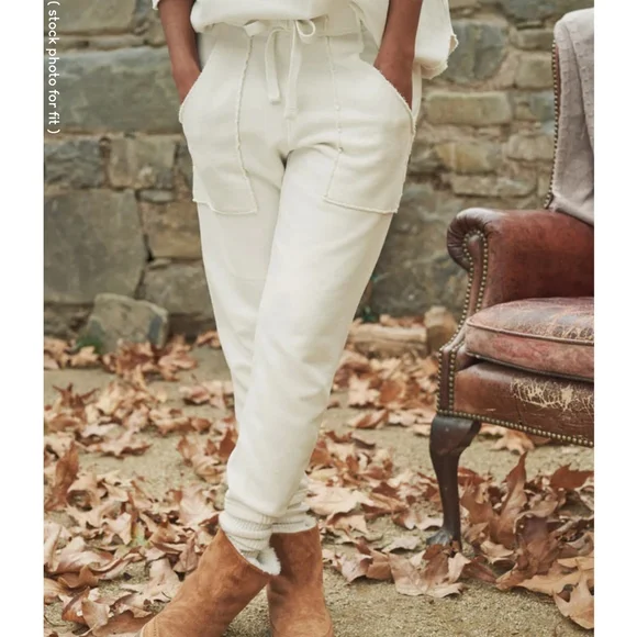 Frank & Eileen Eamon Jogger Sweatpant in Vintage White - Picture 1 of 10